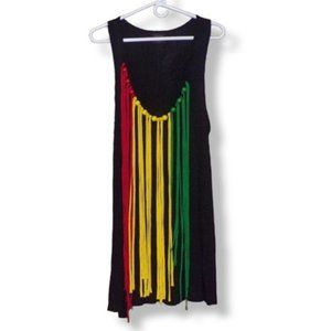 NWOT Authentic Gear Fringe Tank Dress/Tunic
